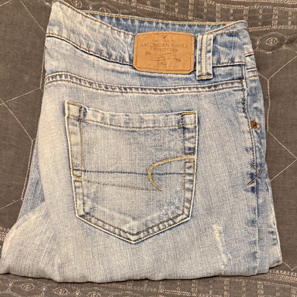 American Eagle Outfitters Denim with Tan Label